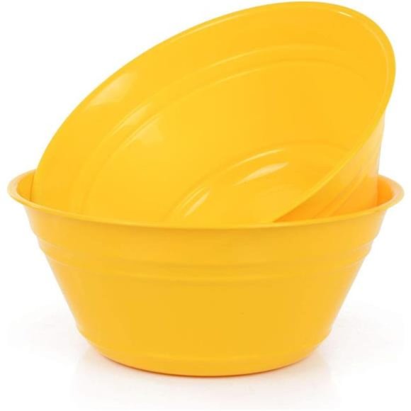 Snack Bowls (Large 2pk (4L), Yellow) - Picture 1 of 3